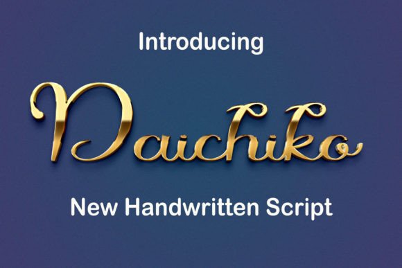 Daichiko Font - Featured Image
