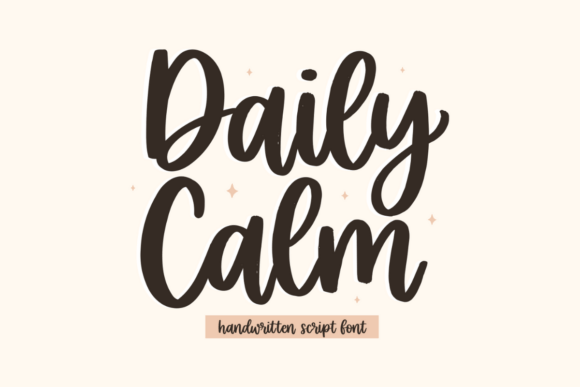 Daily Calm Font - Featured Image