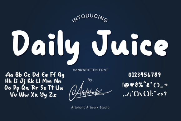 Daily Juice Font - Featured Image