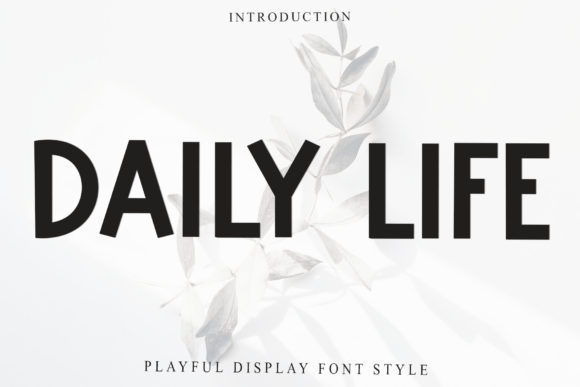 Daily Life Font - Featured Image