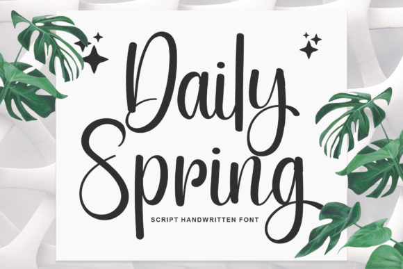 Daily Spring Font - Featured Image