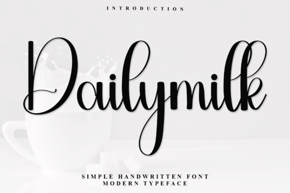 Dailymilk Font - Featured Image