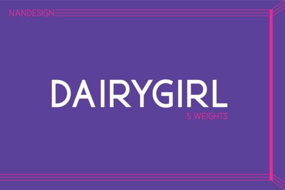 Dairygirl Font - Featured Image