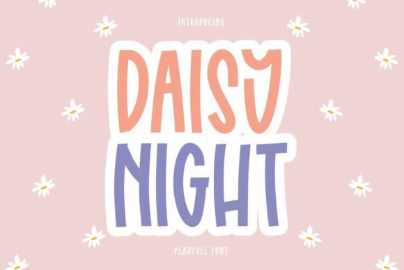 Daisy Night Font - Featured Image