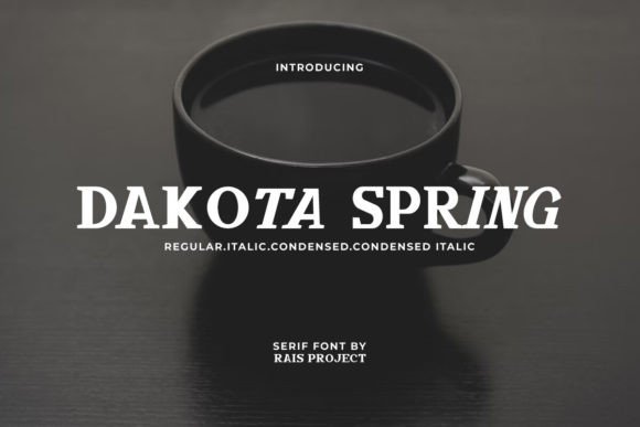 Dakota Spring Font - Featured Image