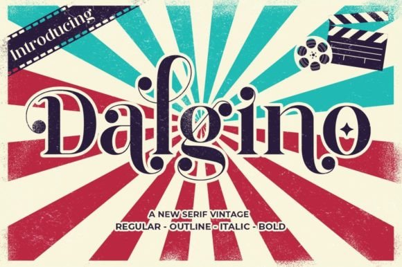 Dalgino Font - Featured Image