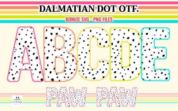 Dalmatian Dots Font - Featured Image