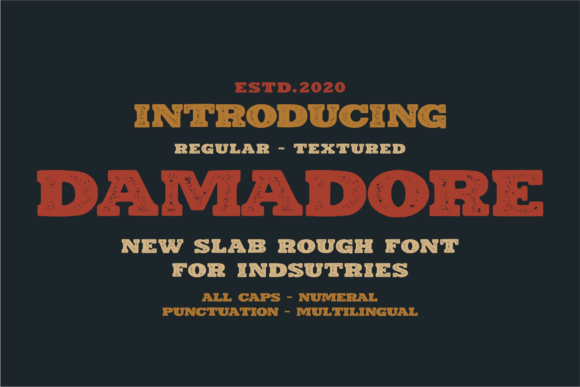 Damadore Font - Featured Image