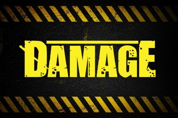 Damage Font - Featured Image