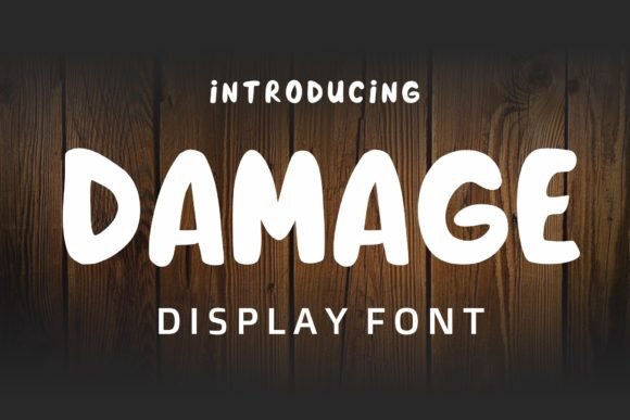 Damage Font - Featured Image