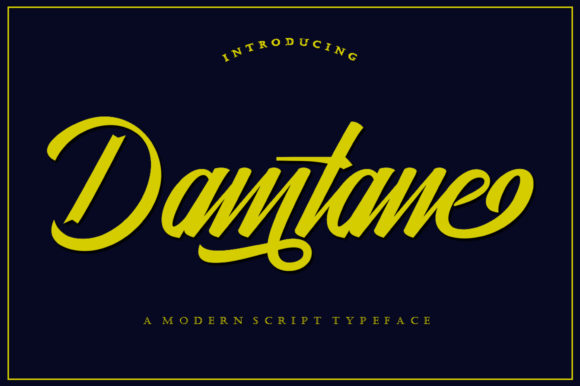 Damtane Font - Featured Image