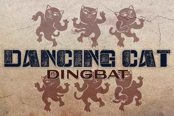 Dancing Cat Font - Featured Image