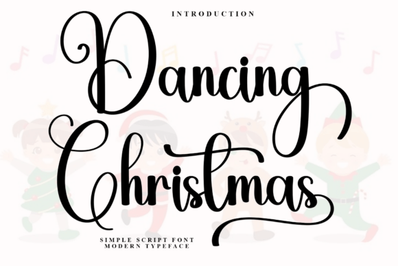 Dancing Christmas Font - Featured Image