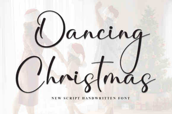 Dancing Christmas Font - Featured Image