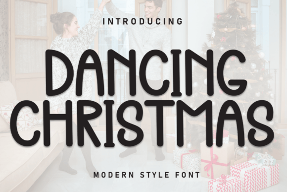 Dancing Christmas Font - Featured Image