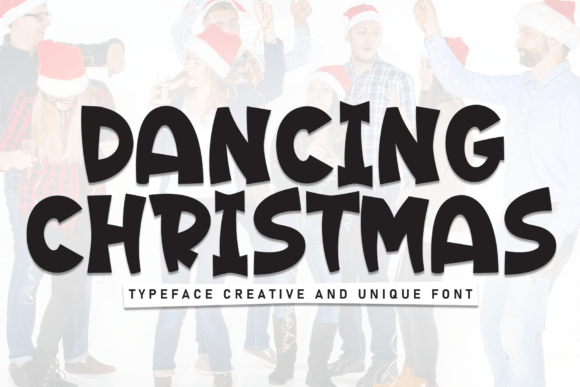 Dancing Christmas Font - Featured Image