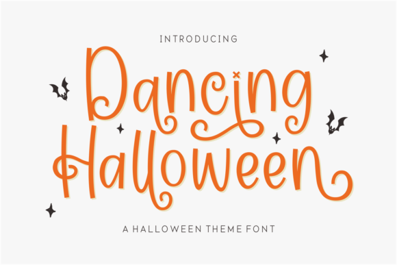 Dancing Halloween Font - Featured Image