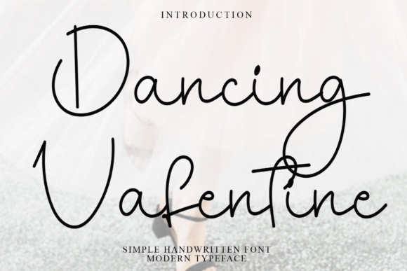 Dancing Valentine Font - Featured Image