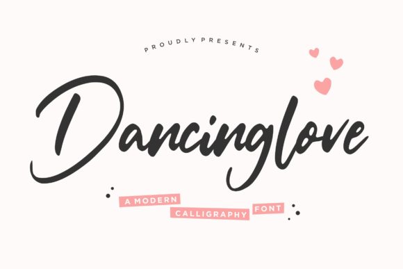 Dancinglove Font - Featured Image