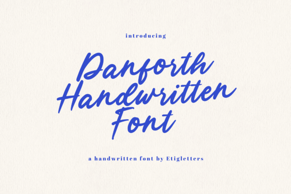 Danforth Font - Featured Image