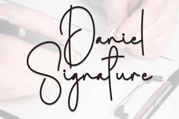Daniel Signature Font - Featured Image