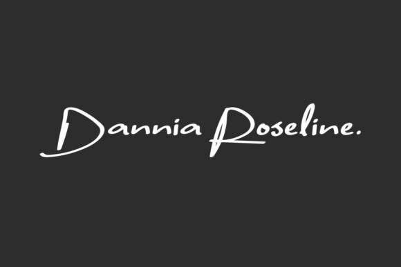 Dannia Roseline Font - Featured Image