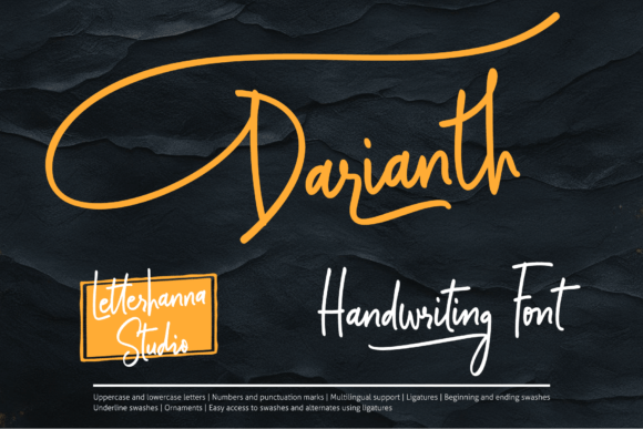 Darianth Font - Featured Image