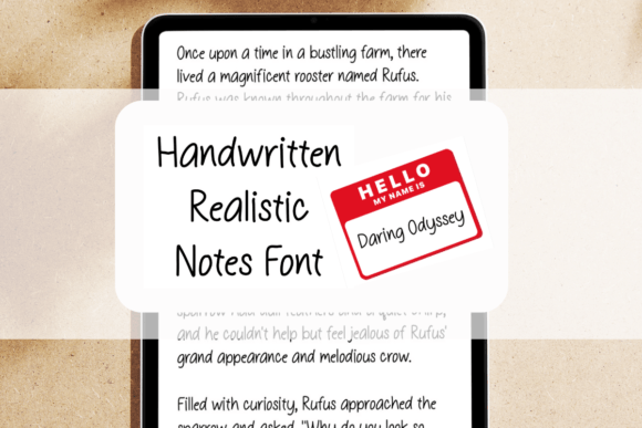 Daring Odyssey Font - Featured Image