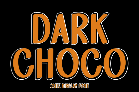 Dark Choco Font - Featured Image