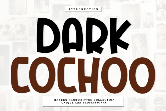 Dark Cochoo Font - Featured Image