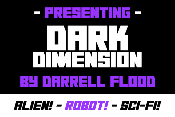 Dark Dimension Font - Featured Image