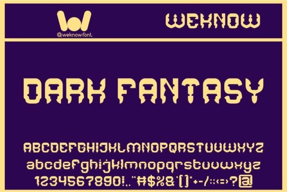 Dark Fantasy Font - Featured Image
