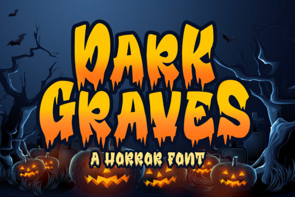 Dark Graves Font - Featured Image
