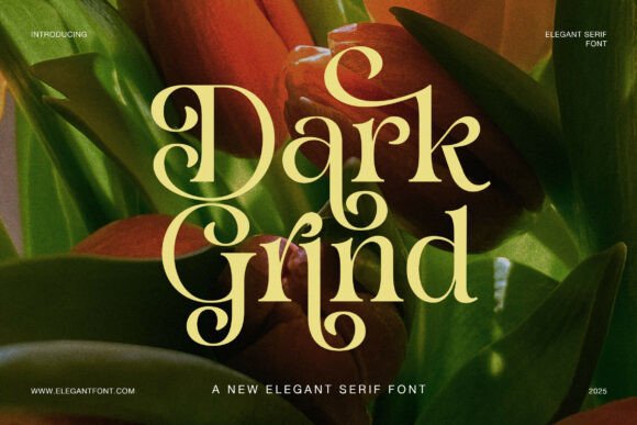 Dark Grind Font - Featured Image