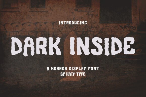 Dark Inside Font - Featured Image