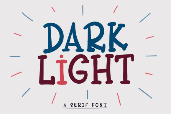Dark Light Font - Featured Image