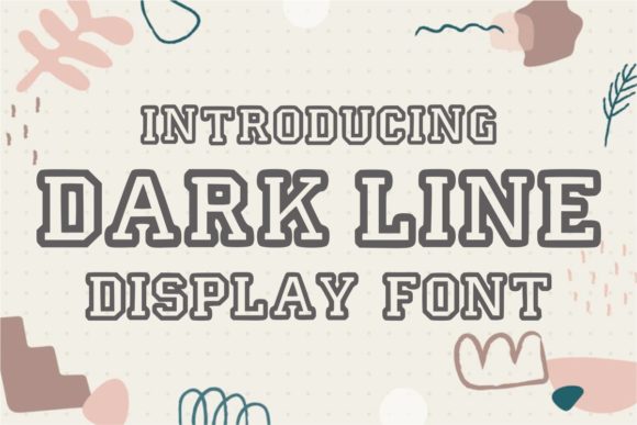 Dark Line Font - Featured Image