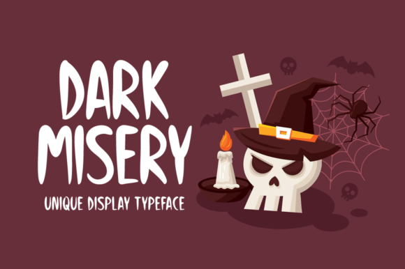 Dark Misery Font - Featured Image