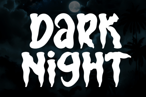 Dark Night Font - Featured Image