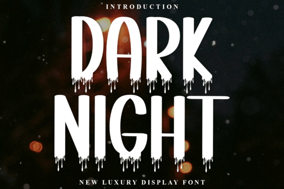 Dark Night Font - Featured Image