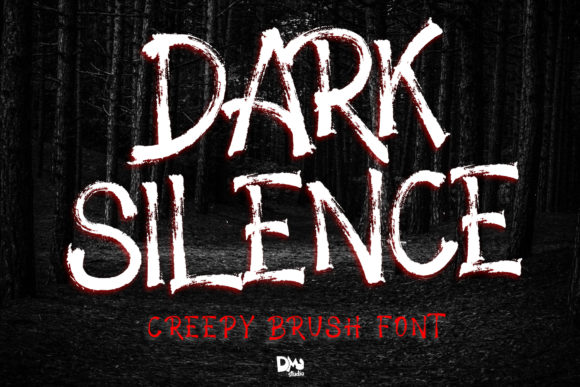 Dark Silence Font - Featured Image