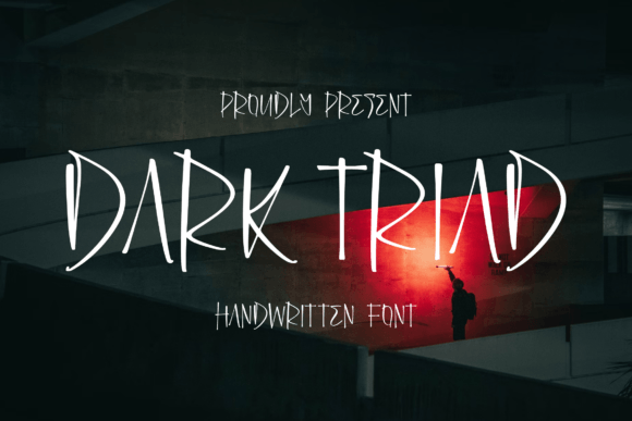 Dark Triad Font - Featured Image