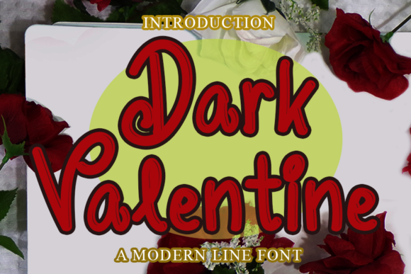 Dark Valentine Font - Featured Image