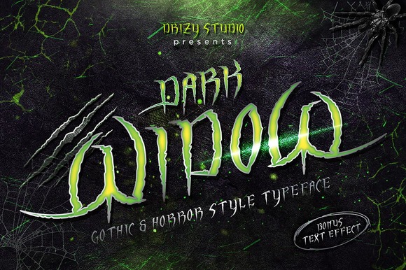 Dark Widow Font - Featured Image