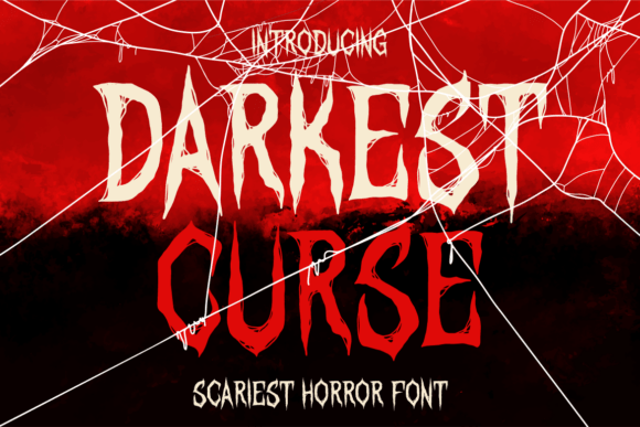 Darkest Curse Font - Featured Image