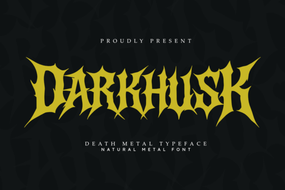 Darkhusk Font - Featured Image