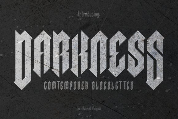 Darkness Font - Featured Image