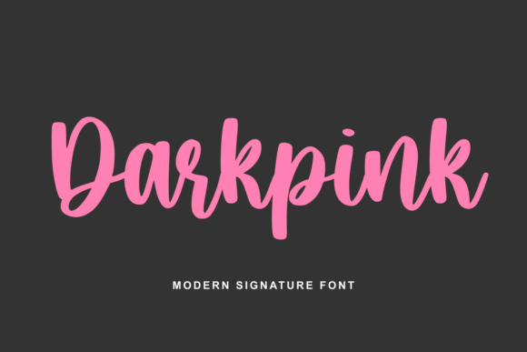 Darkpink Font - Featured Image