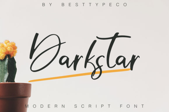 Darkstar Font - Featured Image