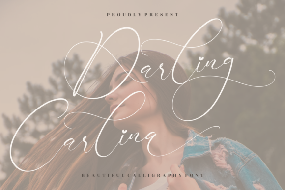 Darling Carlina Font - Featured Image